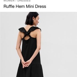 Gap. Flutter strap, crisscross back, sleeveless knit dress